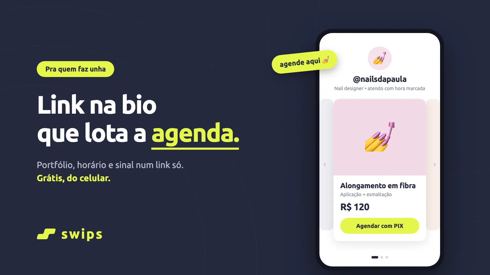Link na bio para manicure e nail designer: como encher a agenda pelo Instagram